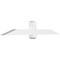 Ekena Millwork Eugene Architectural Grade PVC Gable Bracket, 60"W x 10"H x 4"D x 4"F, 4/12 Pitch GBP060X10X0404EUG00 - alternate 1